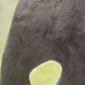 THREE HORSES: Minimalist Horse Painting, Vertical Wall Art