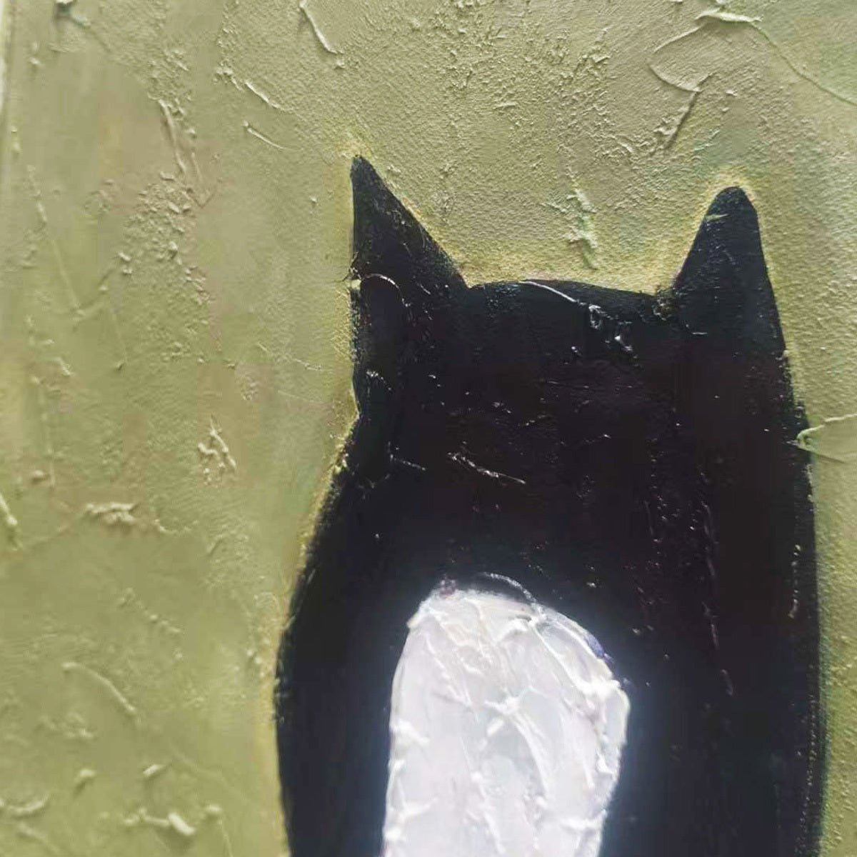 THREE HORSES: Minimalist Horse Painting, Vertical Wall Art