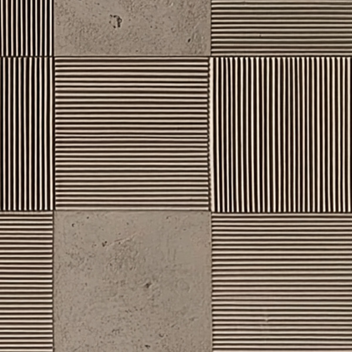 URBAN GRID: Textured Minimalist Abstract Painting in Neutral Tones