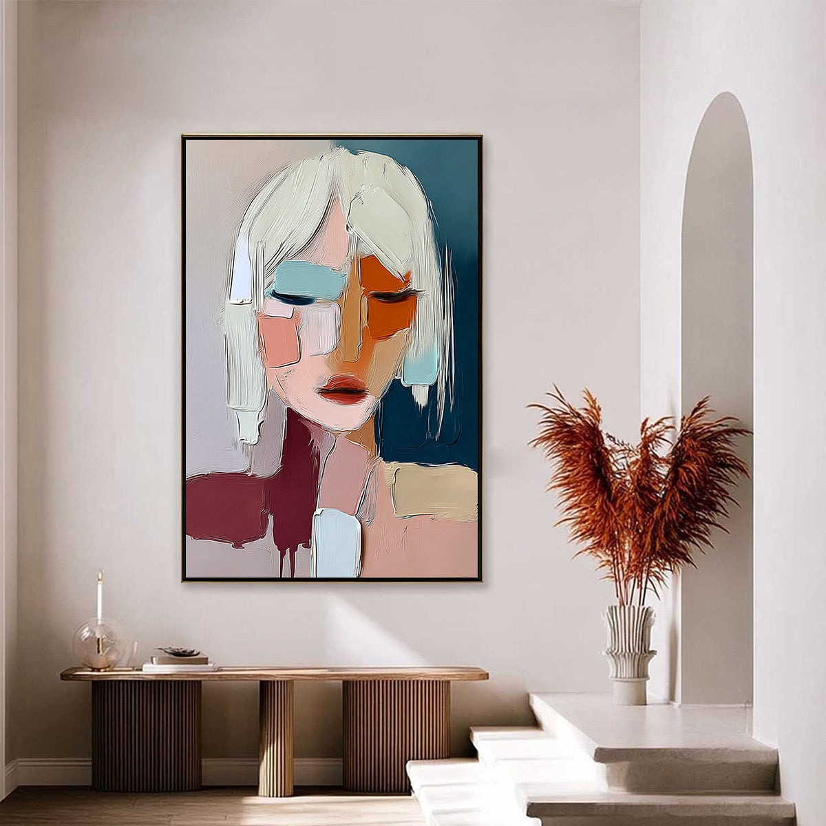 URBAN MUSE: Modern Abstract Figurative Portrait Painting