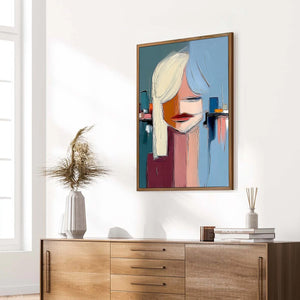 URBAN MUSE: Modern Abstract Portrait Wall Art