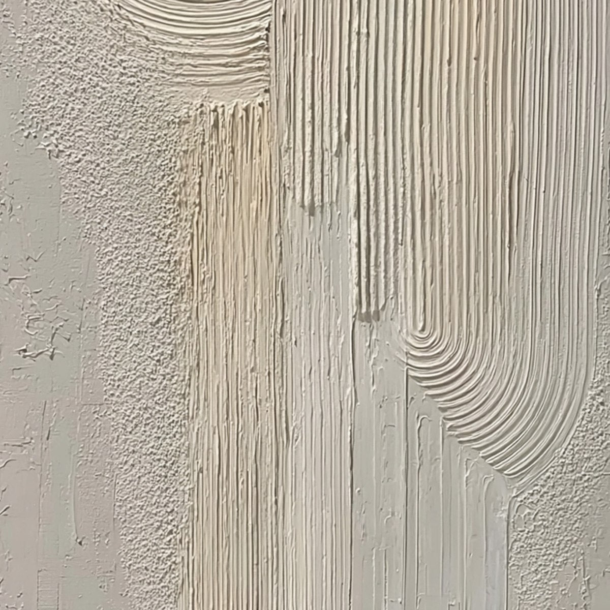 URBAN SANCTUARY: Textured Minimalist Arch Abstract Painting
