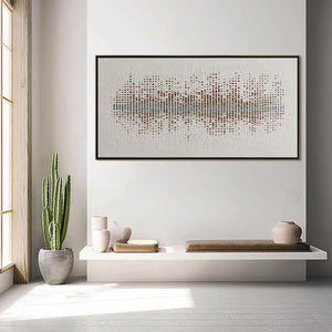 URBAN SONATA: Large Textured Minimalist Abstract Painting
