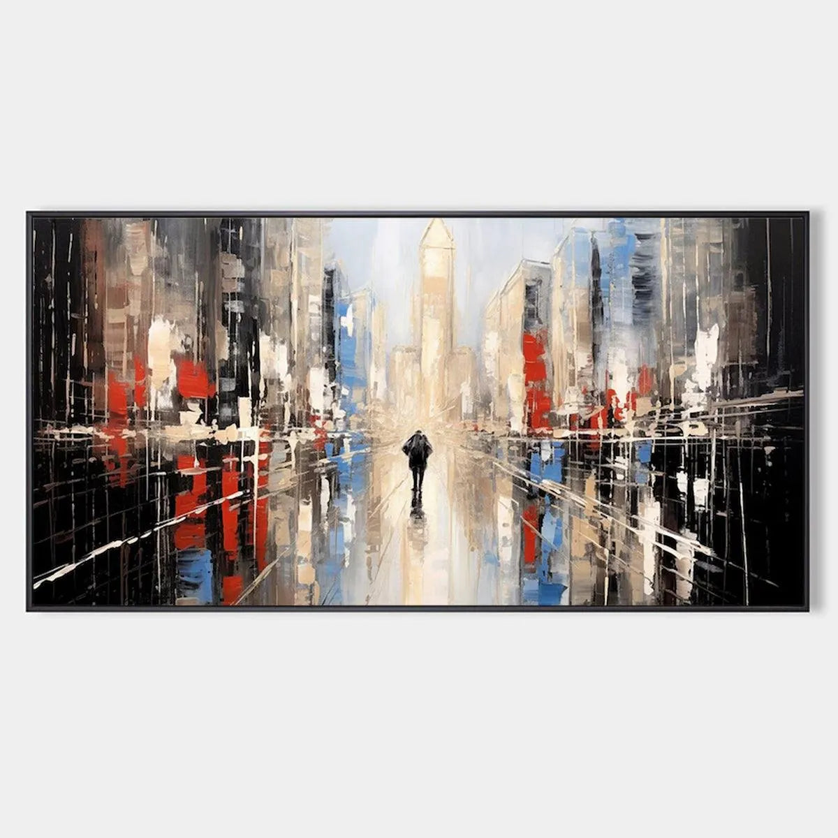 Minimalist Cityscape Painting