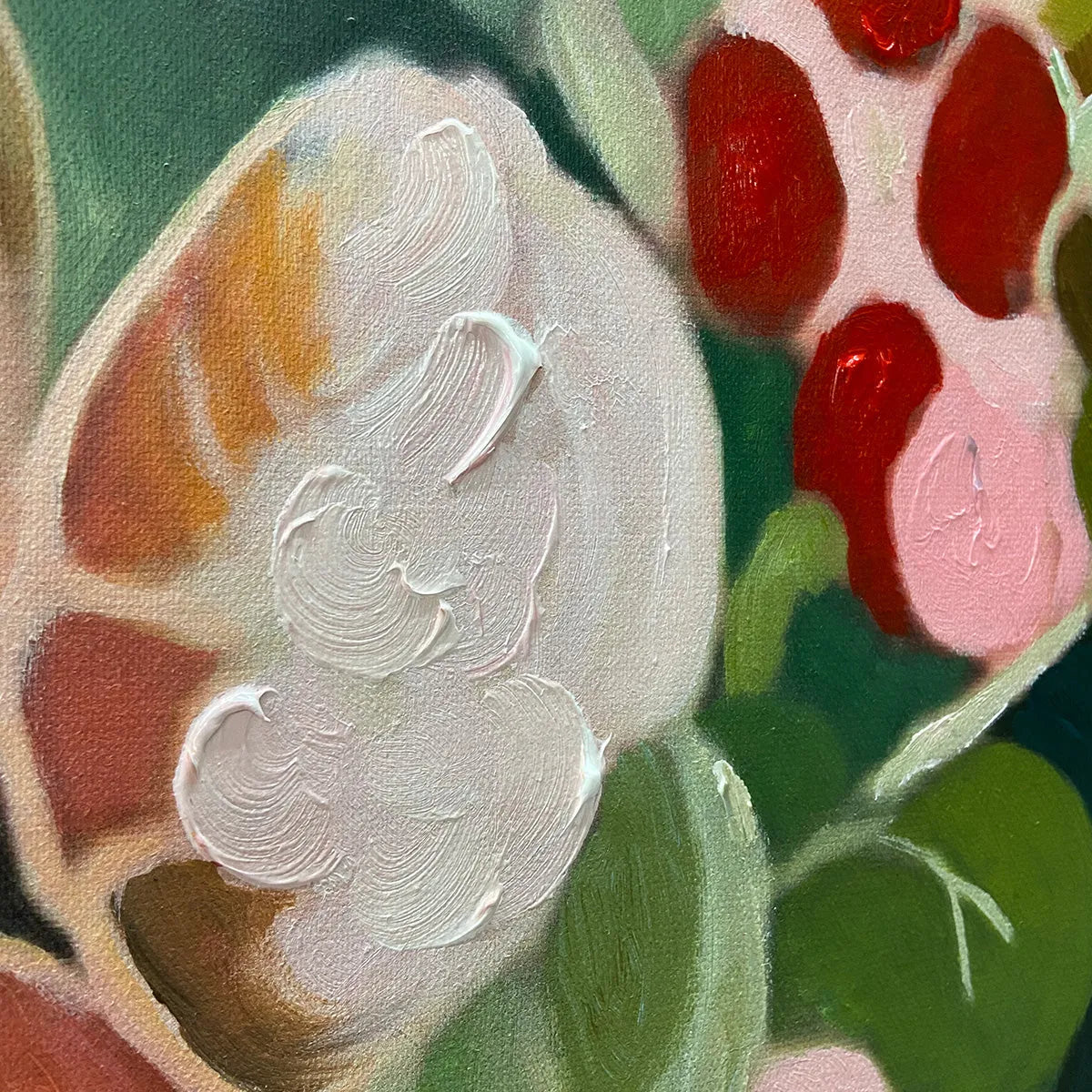 SECRET GARDEN: Vertical Floral Painting in Vibrant Colors