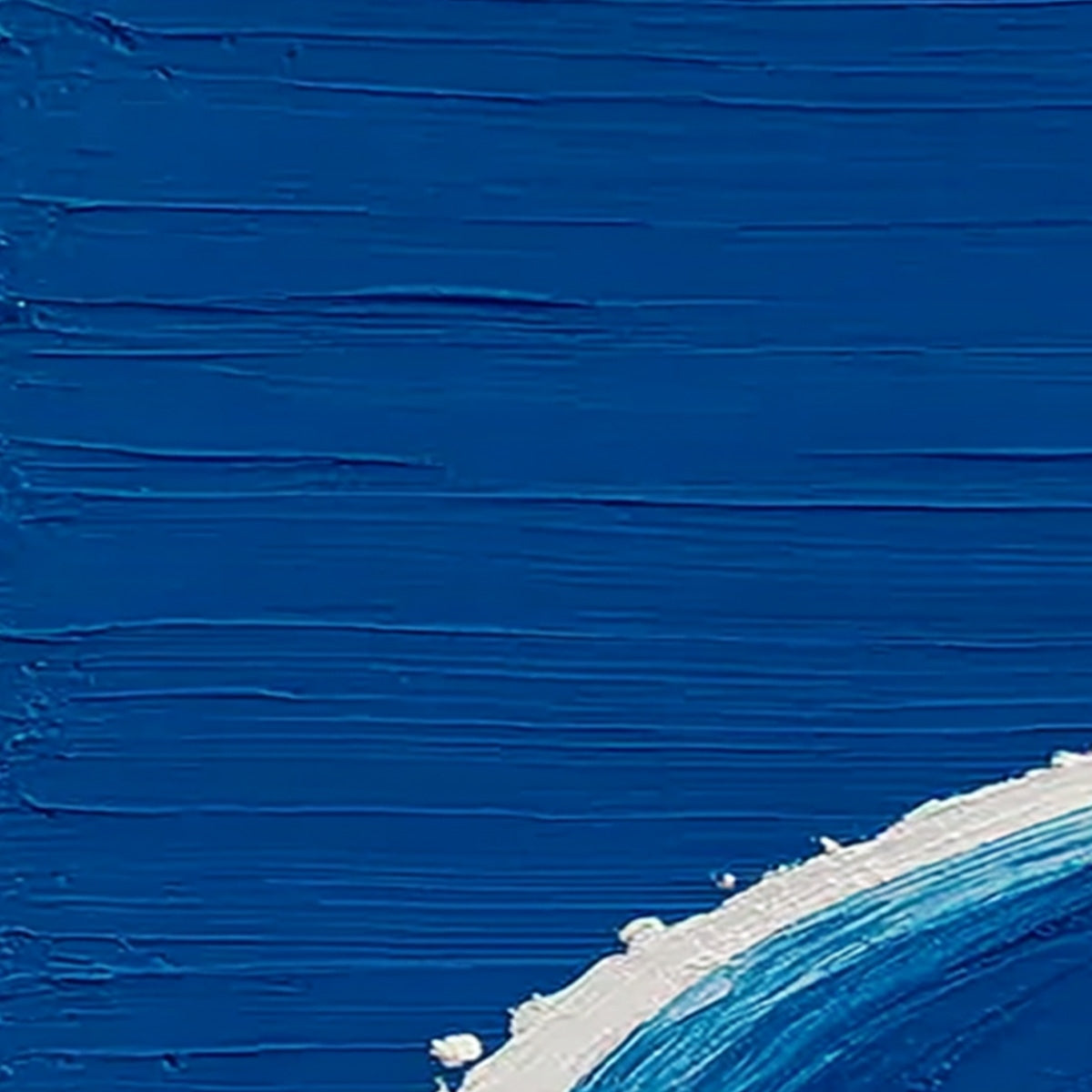 Voyage | Minimalist Textured Seascape Oil Painting Wall Art