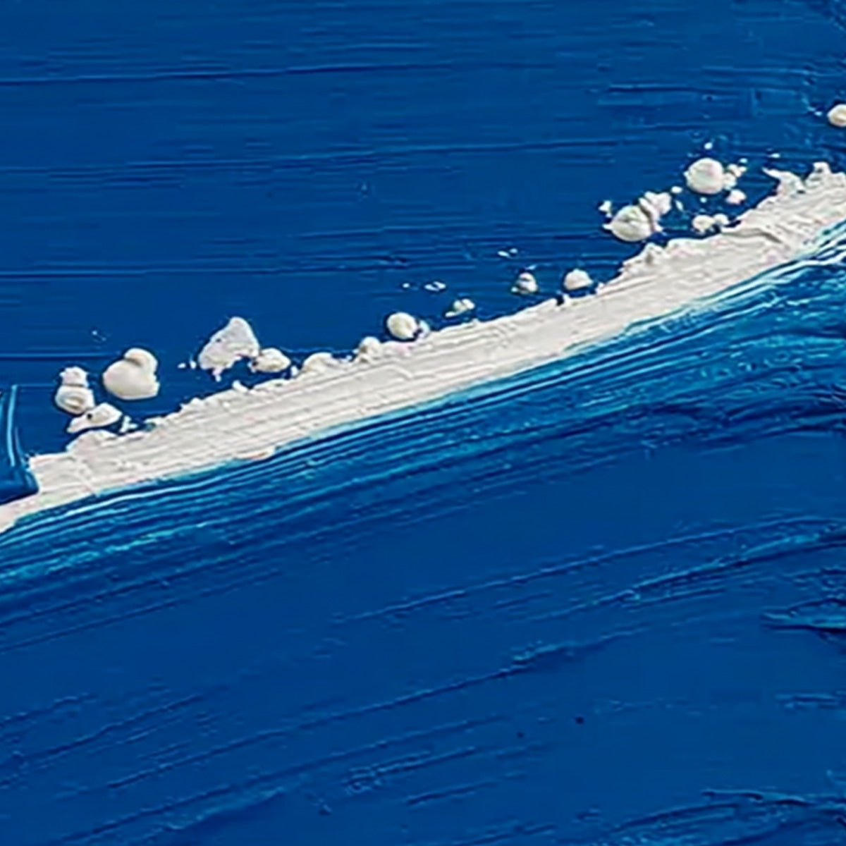 Voyage | Minimalist Textured Seascape Oil Painting Wall Art