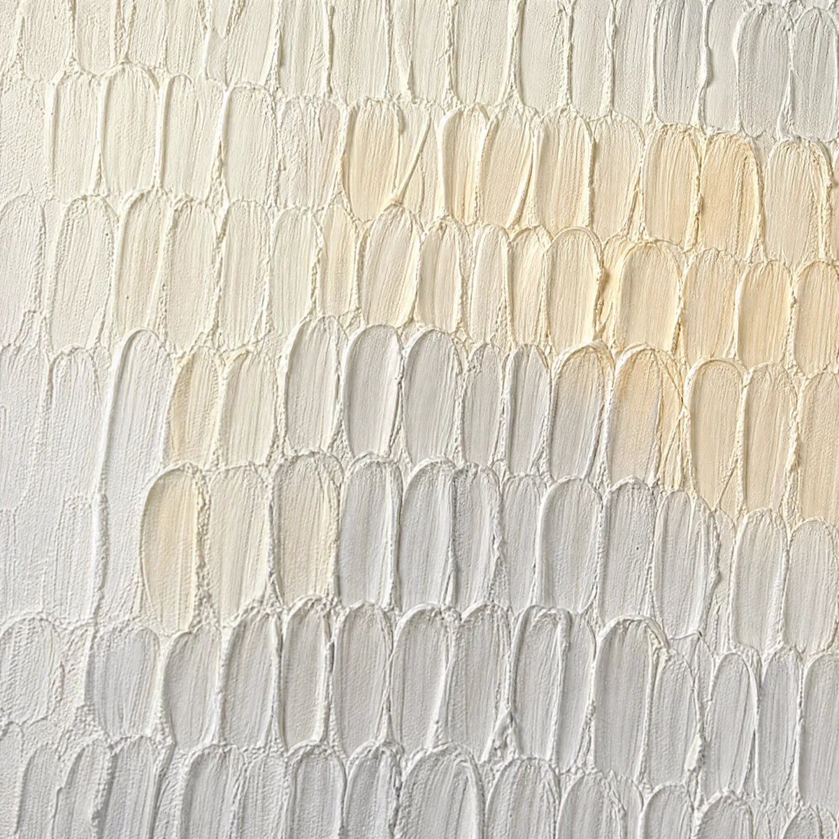 WHISPERED PLASTER: White Textured Minimalist Abstract