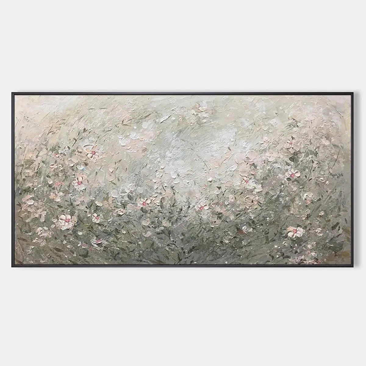 Impressionistic Wildflower Landscape Painting