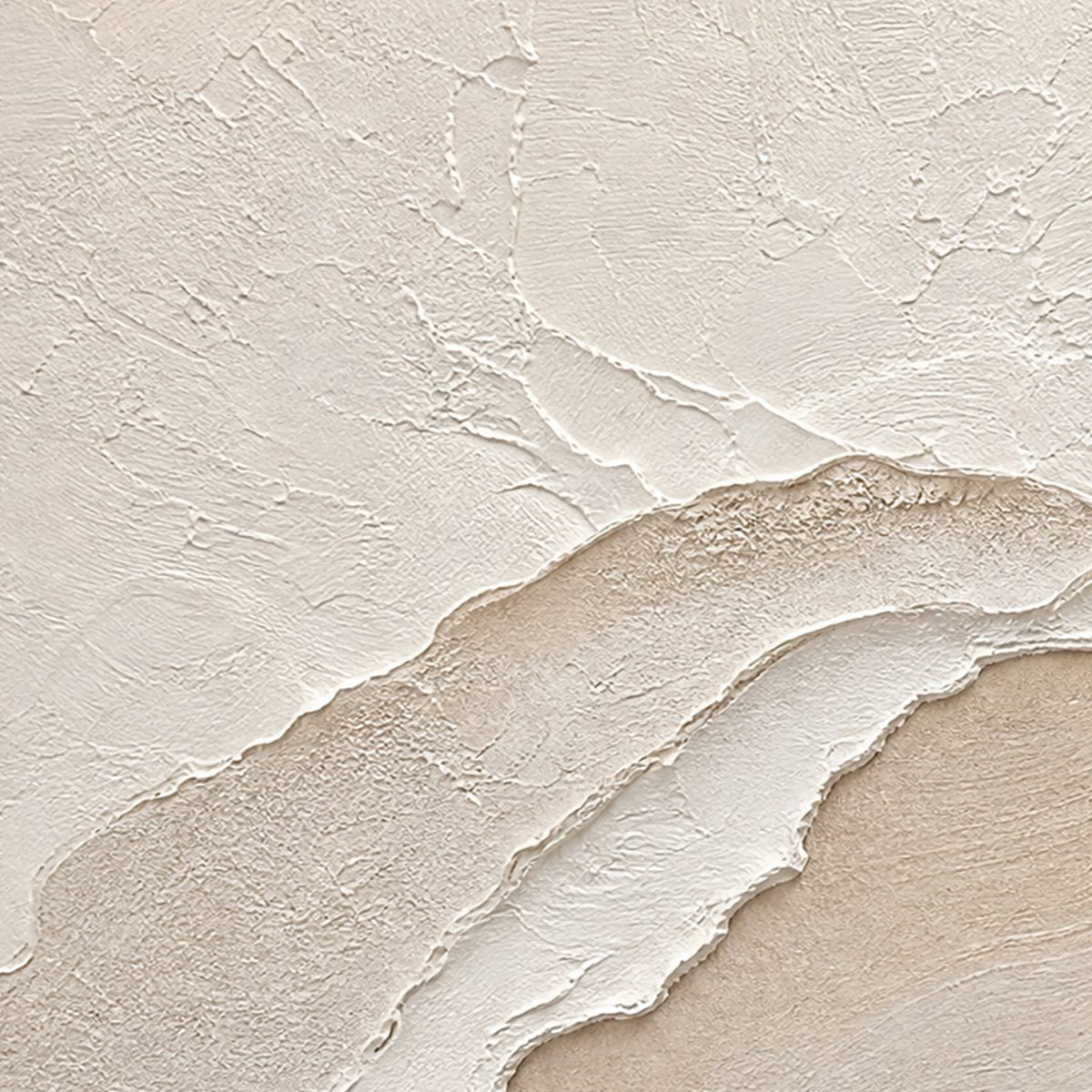 WHISPERS OF THE TIDE: Textured Wabi Sabi Inspired Coastal Abstract Painting