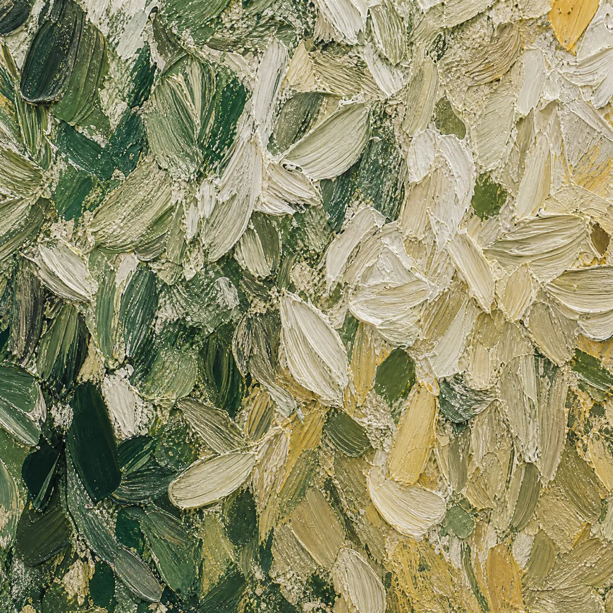 WHITE HERBARIUM: White Botanical Abstract Painting