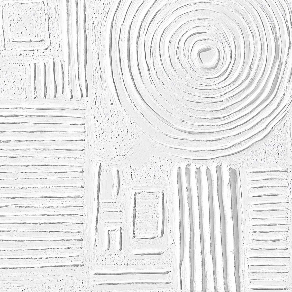 WHITE TEXTURE Minimalist Textured Abstract Oil Painting