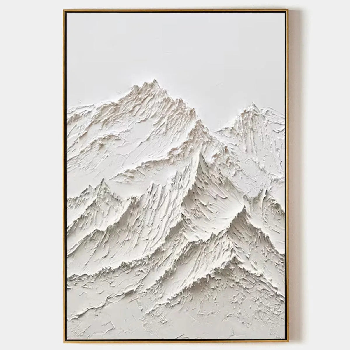 Textured Mountain Painting