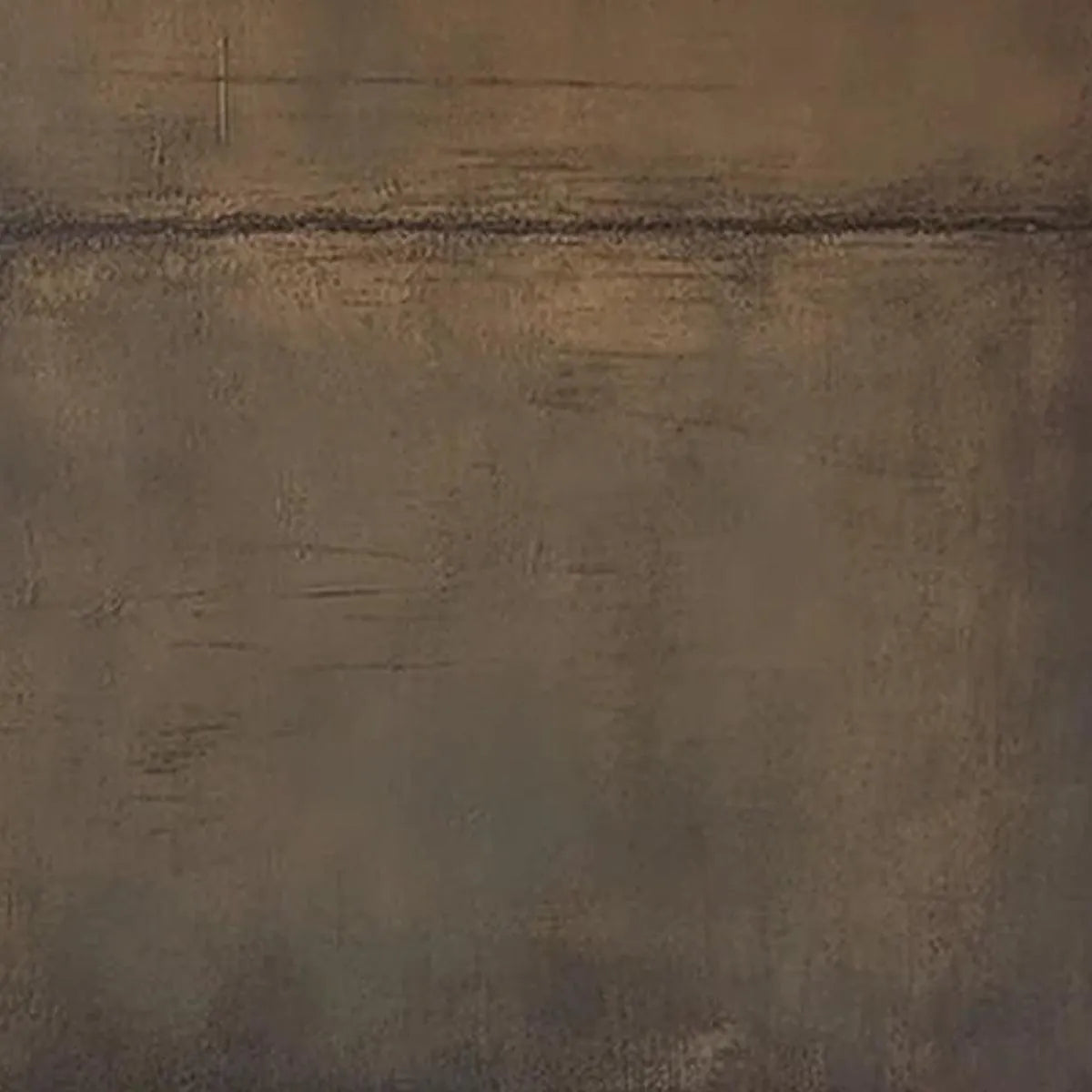 UMBER ABSTRACT LANDSCAPE: Abstract Painting in Brown