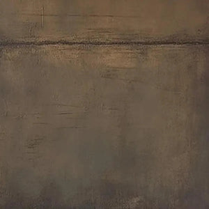 Liam O'Connell Umber Abstract Landscape painting, earthy tones with subtle texture, vertical canvas artwork