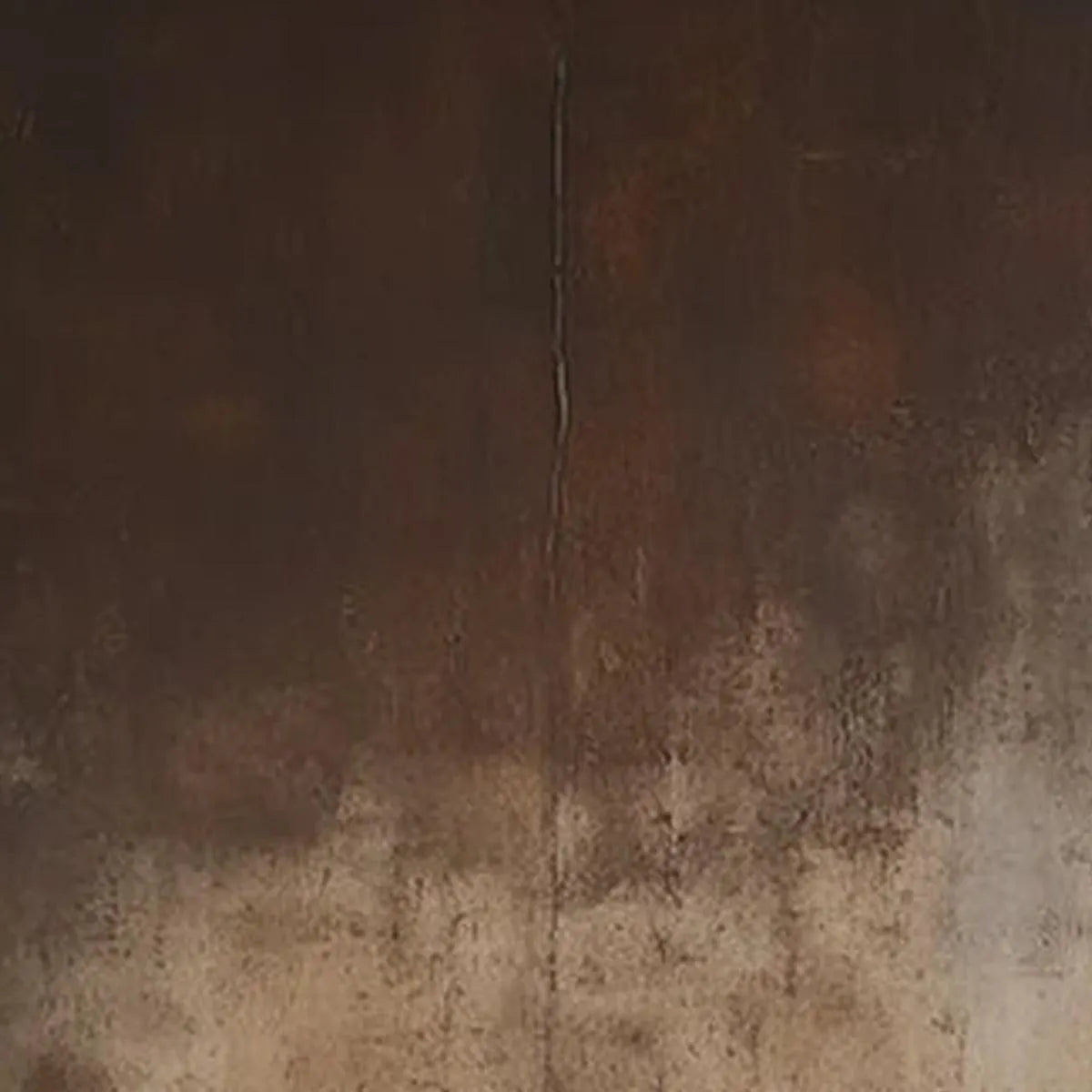 DARK BROWN TEXTURED ABSTRACT: Minimalist Textured Painting