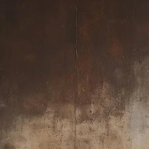 Dark Brown Textured Abstract painting by Javier Ramirez. Minimalist deep brown textured artwork for modern spaces.