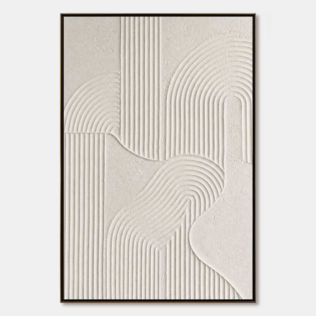 ZENITH: Textured Wabi Sabi Minimalist Abstract Painting