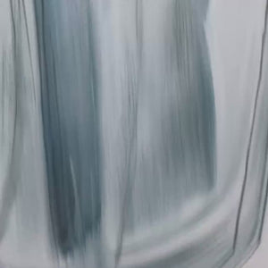 BLUE WHISPERS Abstract Minimalist Oil Painting