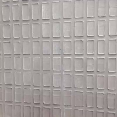 Textured Beige Grid Set of 2 by Javier Ramirez: Minimalist textured paintings in beige tones, framed art for modern decor.