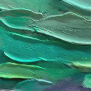 Chroma Bloom: Colorful Abstract Impasto Oil Painting Canvas Wall Art Home Decor