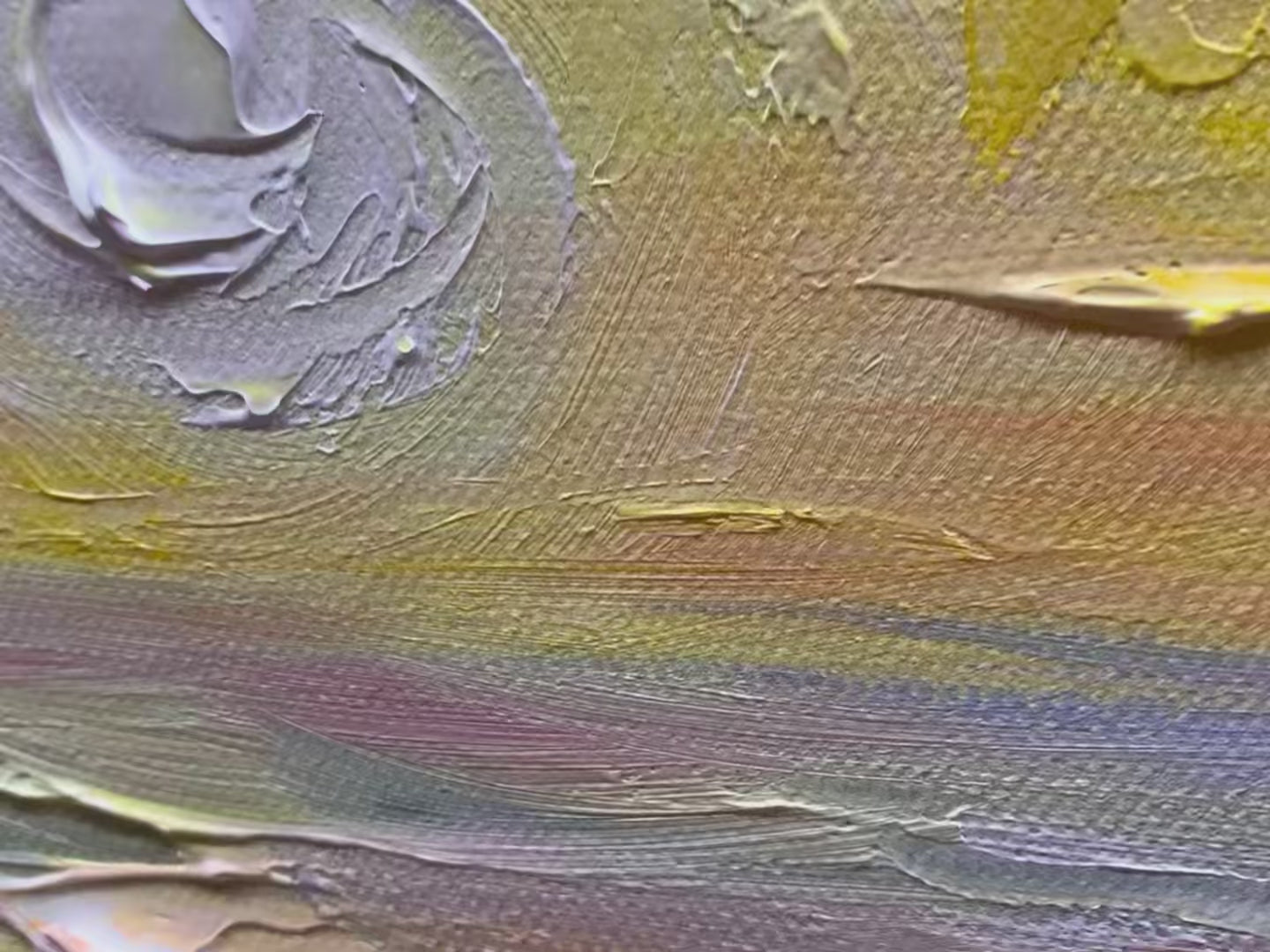Golden Horizon: Original Panoramic Coastal Sunset Oil Painting - Ocean Seascape Wall Art