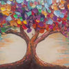 Tree of Life: Original Textured Impasto Colorful Tree Oil Painting - Nature Inspired Wall Art