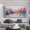 Melody in Color Abstract Painting with Musical Notes Music Decor
