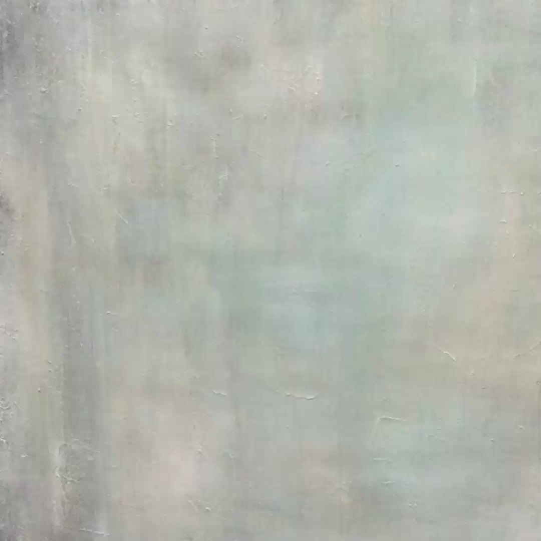 MISTY MORNING: Textured Minimalist Abstract Oil Painting