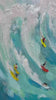 Ready to Ship ｜Catching the Wave: Vertical Surfer Ocean Painting