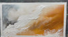 Desert Flow: Abstract Landscape | Orange, White, Grey | Textured Canvas | Wall Art