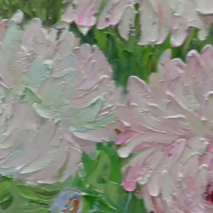 BLUSHING PEONIES: Floral Painting in Soft Pink and White