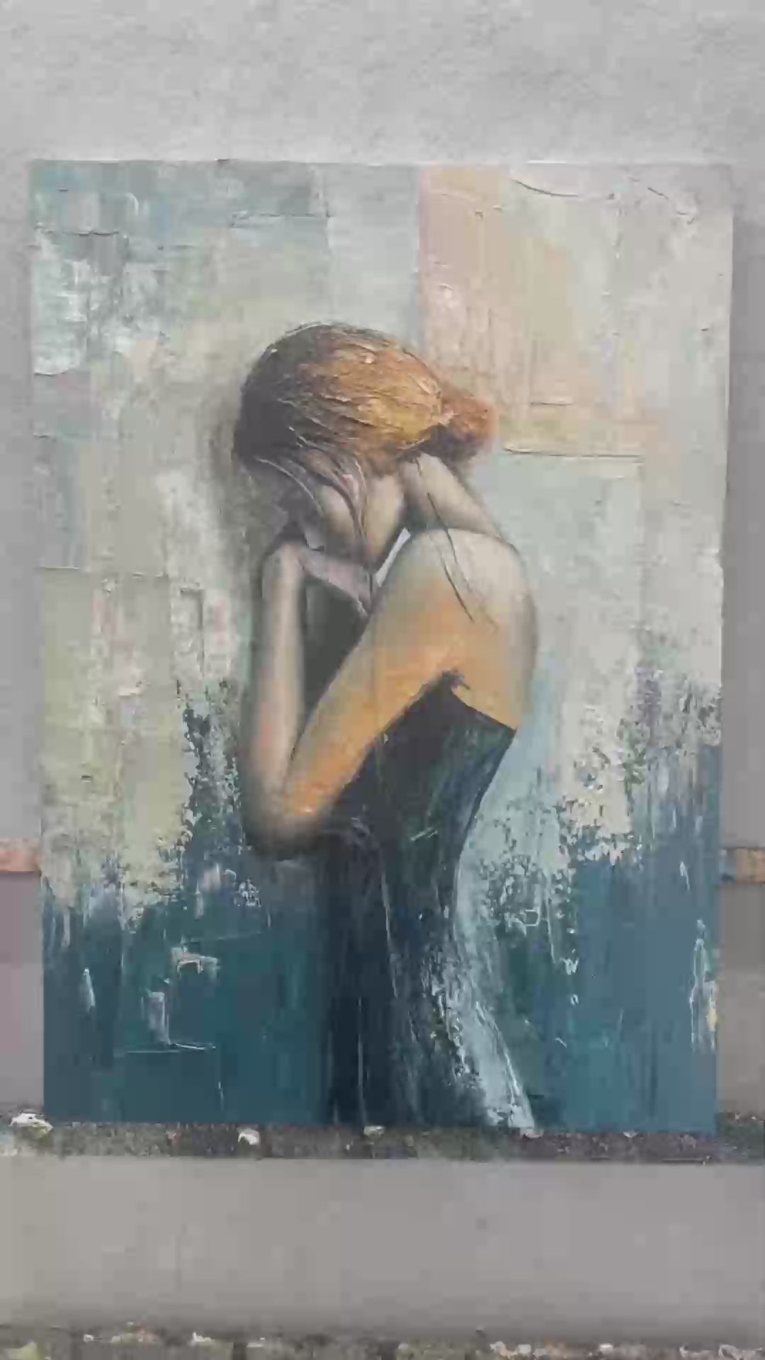 INNER REFLECTIONS: Textured Portrait Oil Painting