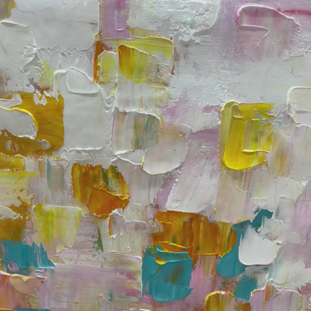 Confetti Sky: Vibrant Abstract Painting