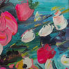 Ready to Ship ｜Hand-Painted Floral Oil Painting - Vibrant Garden Art