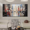 Urban Solitude Minimalist Cityscape Painting City Decor