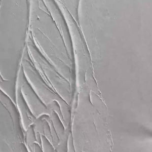 ALPINE SLOPES: Textured White Skiing Landscape Painting