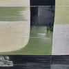 Contrast: Original Abstract Geometric Oil Painting - Black, White, Beige Wall Art Decor