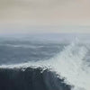 OCEAN'S EMBRACE: Atmospheric Coastal Seascape Oil Painting