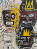 CROWNED FIGURES Graffiti-Style Portrait Oil Painting