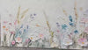 WILDFLOWER SERENADE: Textured Pastel Floral Meadow Painting