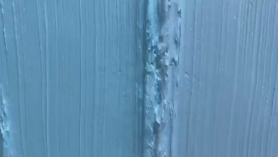 SURF STRIPES: Minimalist Beach Impasto Painting