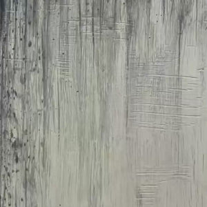 EMERALD MIST: Textured Wabi-Sabi Seascape Oil Painting