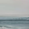 Tranquil Beach Landscape Oil Painting