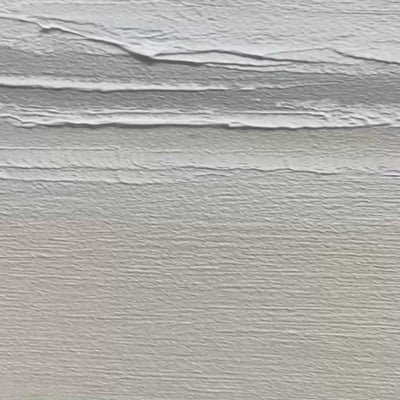 Tranquil Coast minimalist coastal landscape painting in neutral tones, horizontal canvas art.