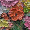 Blooming Bouquet: Floral Oil Painting | Textured | Impasto | Colorful | Flowers | Square