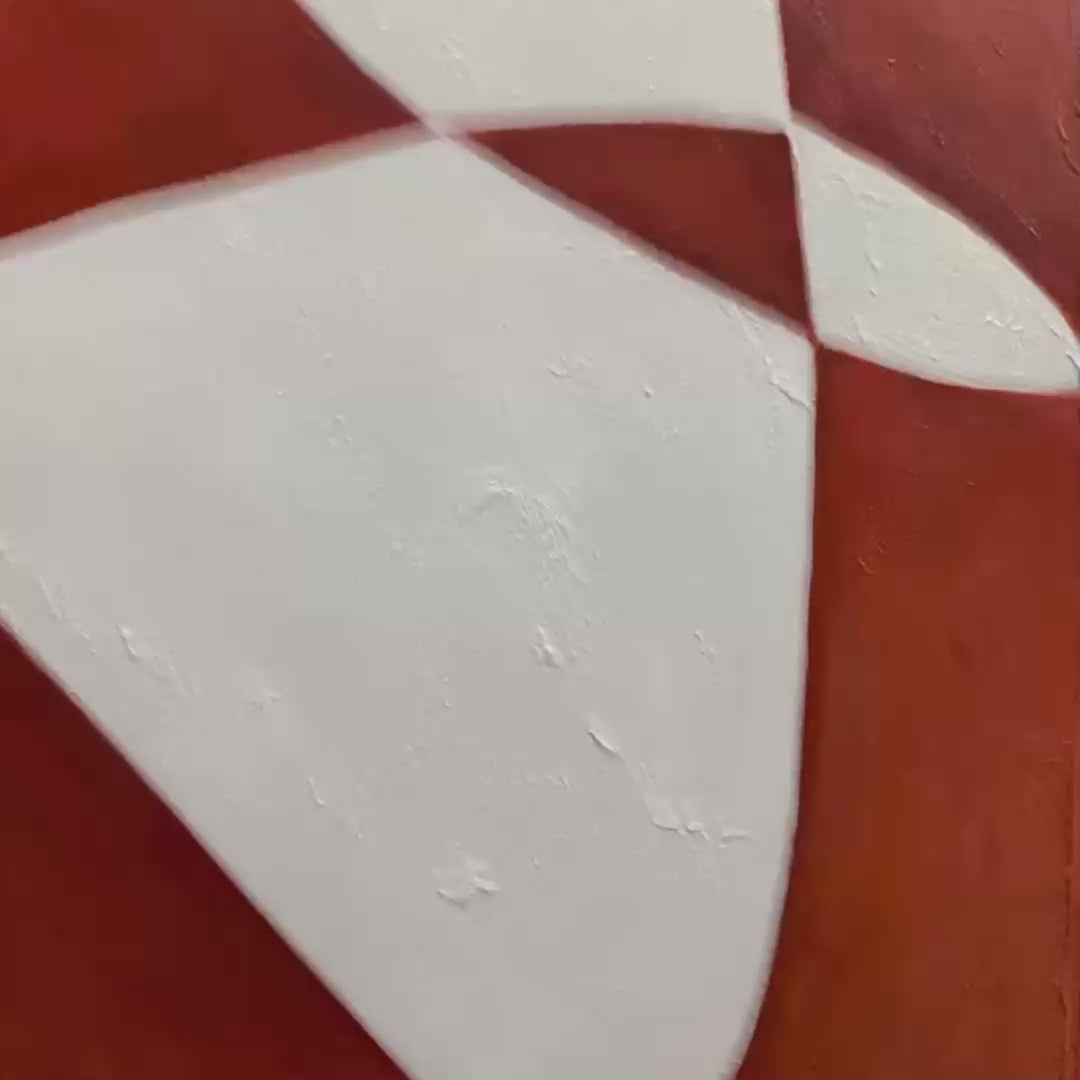 Brown abstract diptych wall art set of 2 vertical paintings with organic shapes in brown and off-white, gold frames