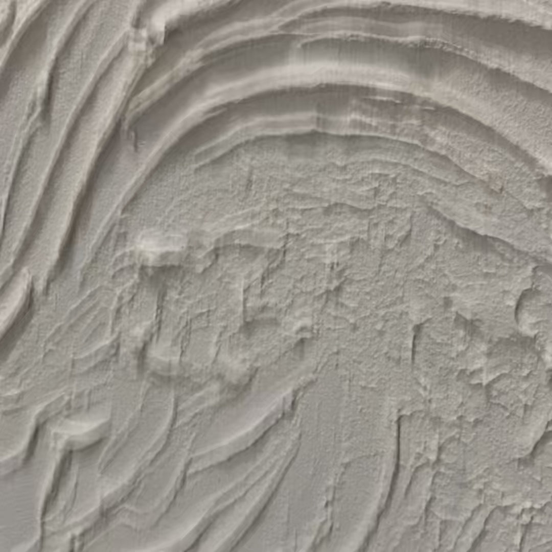 Whispers of White: Original Minimalist White Oil Painting - Textured Abstract Wall Art