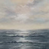 TRANQUIL SHORES, Serene Coastal Landscape Oil Painting