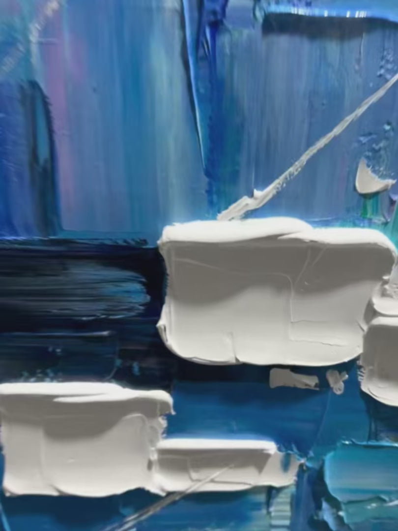 Urban Abstract: Abstract Oil Painting